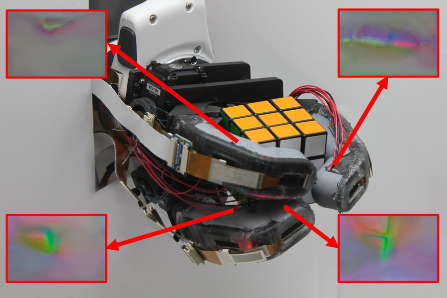 دست رباتیکی که توانایی دارد  اشیاء را با یک لمس تشخیص دهد